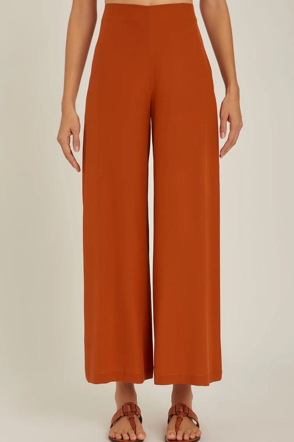 Lenny Niemeyer - Calça Clean Seda Avelã