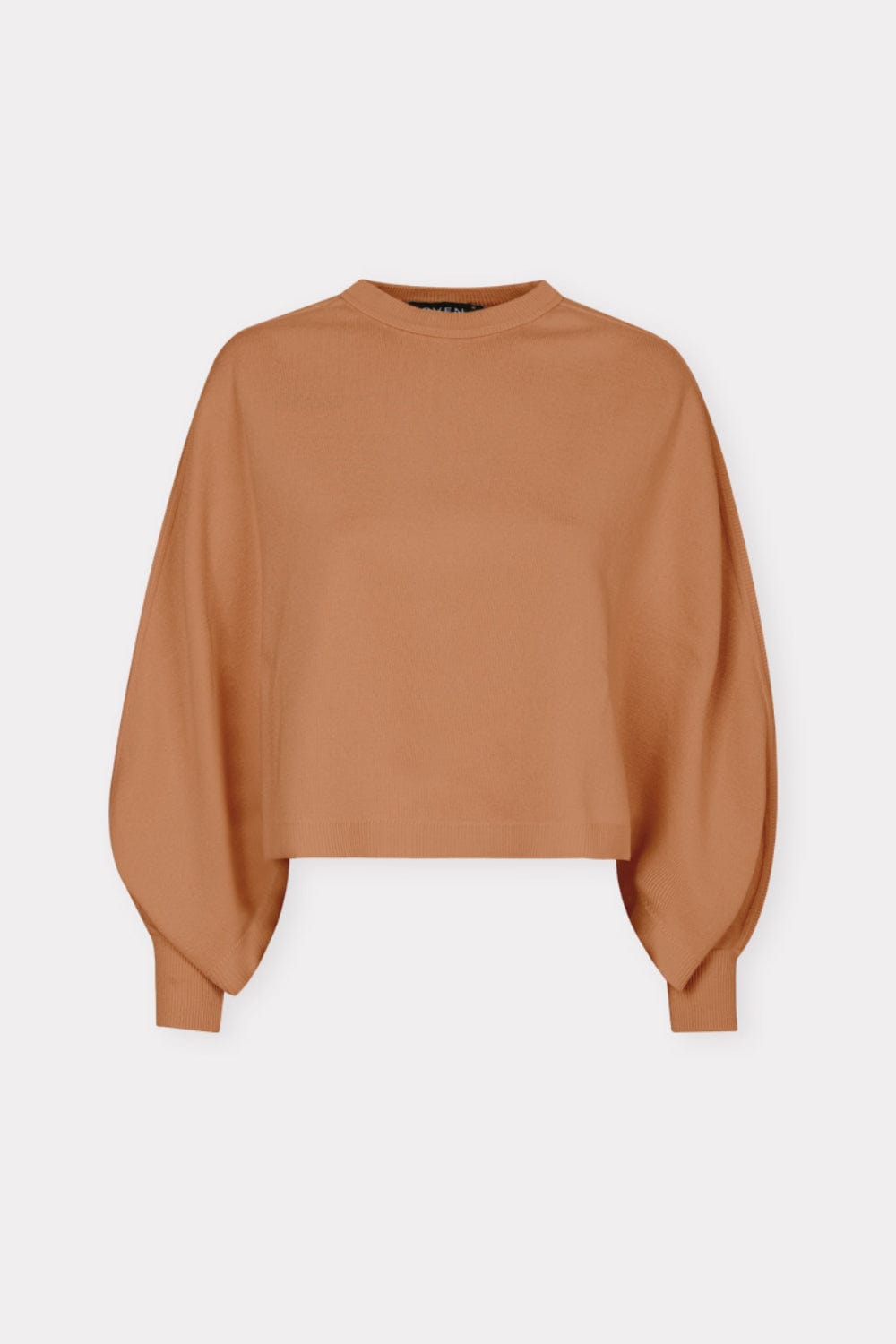 Coven - Blusa Manga Longa Moleton de Tricot Caramelo