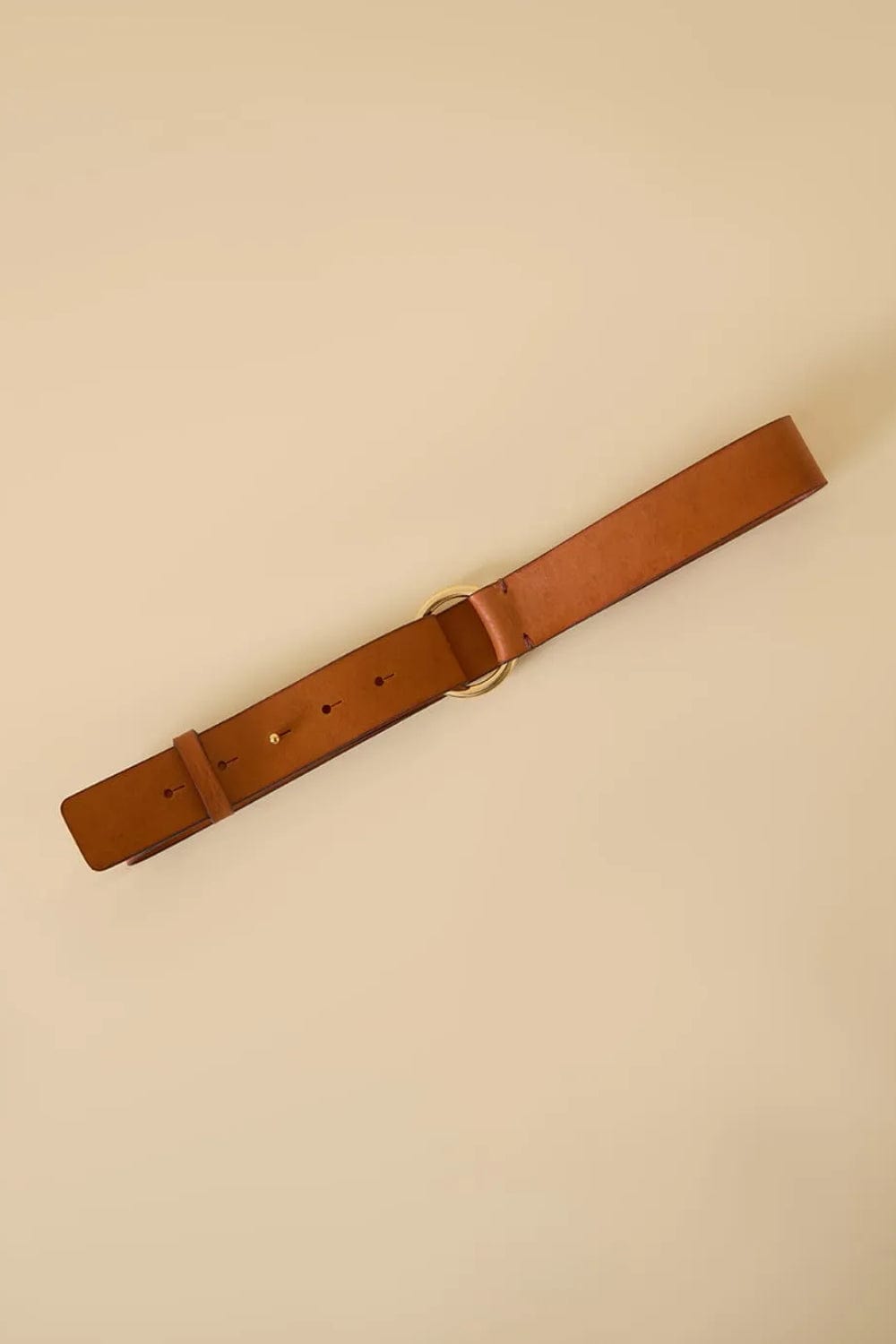 Lenny Niemeyer - Cinto Couro Argola Carrapeta Caramelo