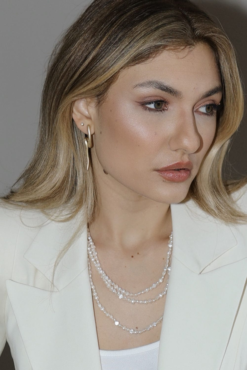 Lenny Niemeyer - Brinco Encaixe Orgânico Ouro Fosco