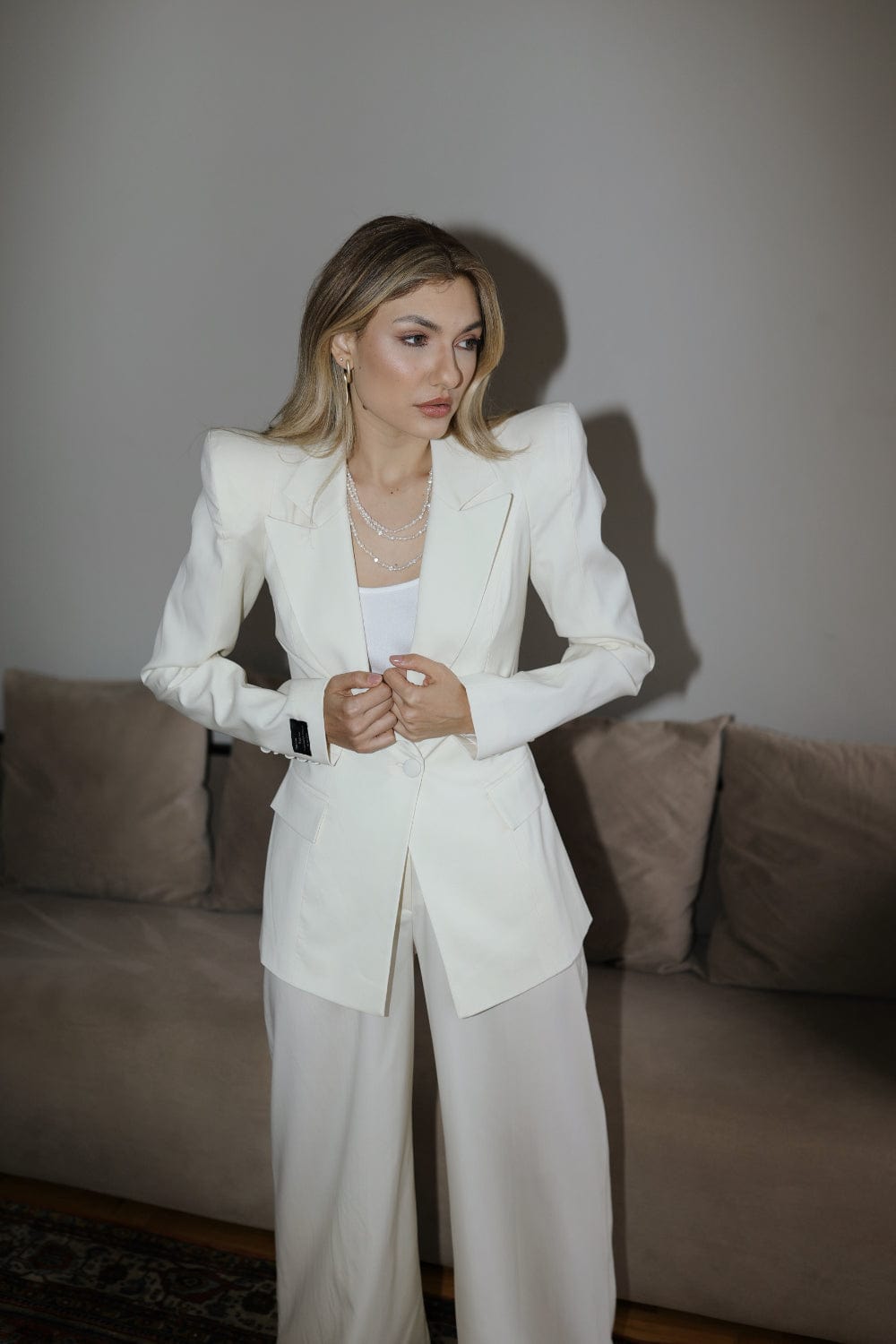 M Marquise - Blazer Ade Off White