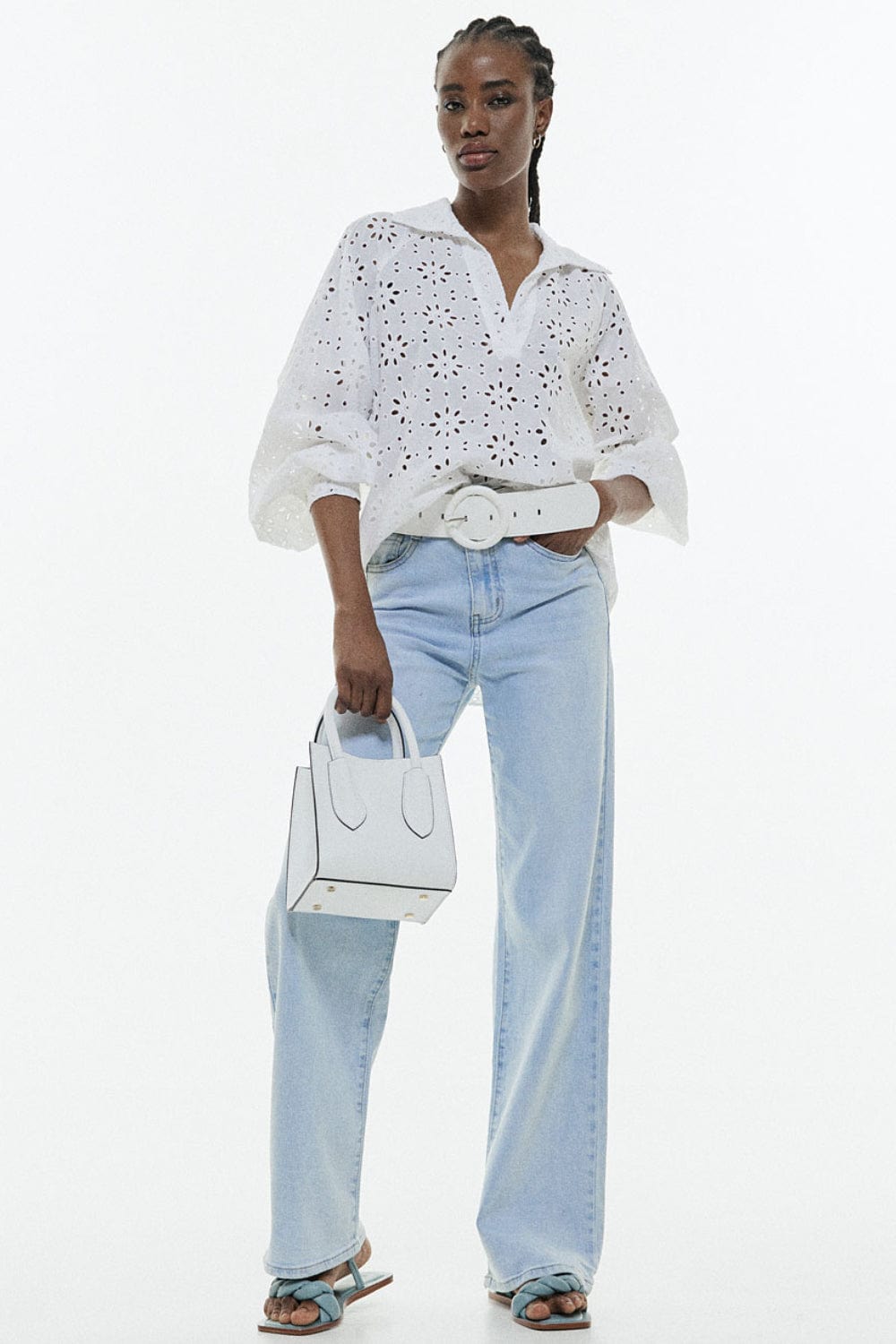 Access - Blusa Manga Longa Laise Off White