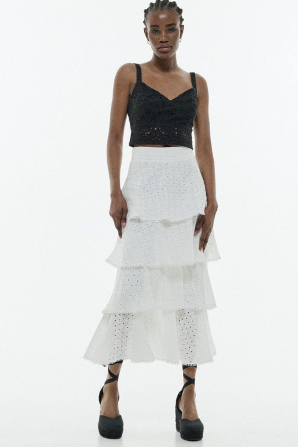 Access - Saia Midi Laise Off White