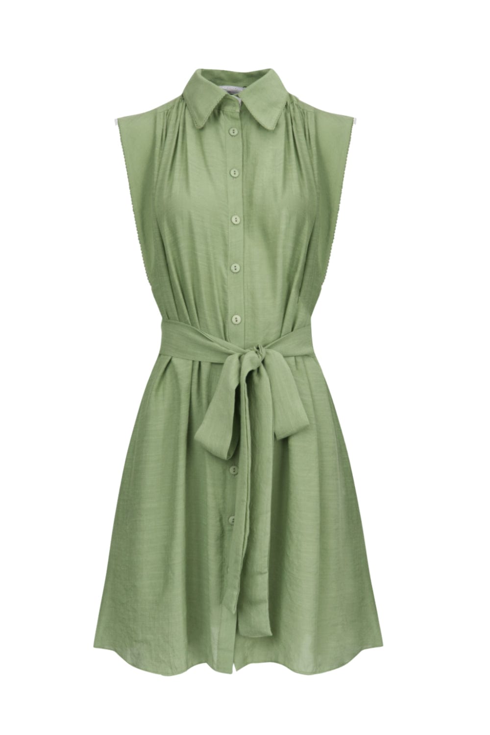 Romaria - Vestido Curto Chemisier GU Verde