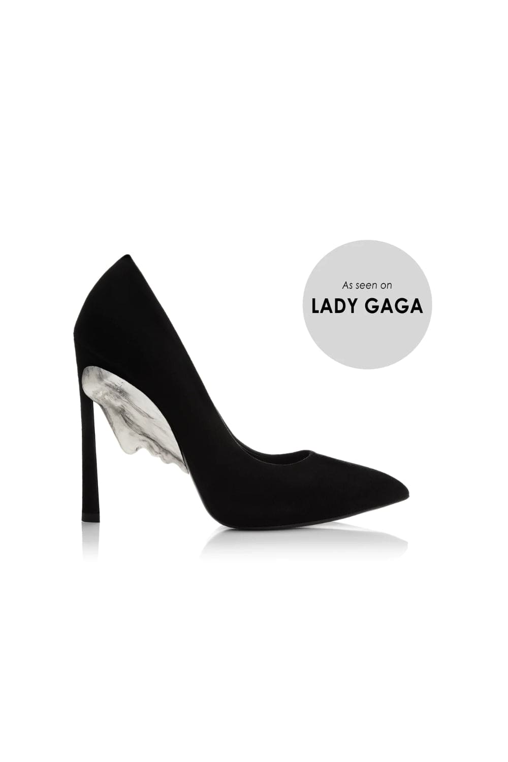 Ganor Dominic - Scarpin Camurça Apollo Preto