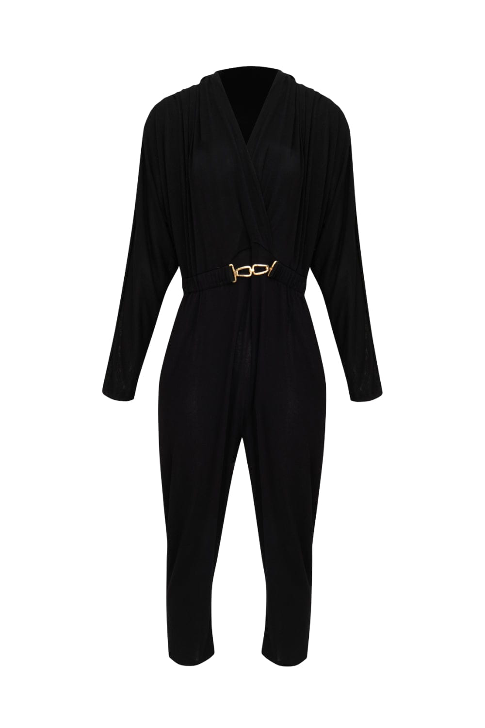 Lenny Niemeyer - Macacão Cinto Fivela Preto