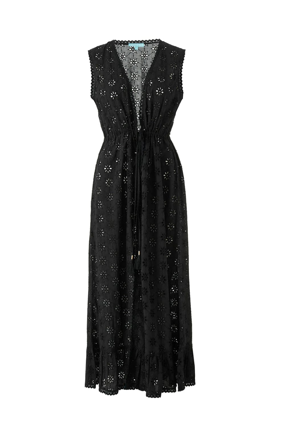 Melissa Odabash - Cardigan Longo Laise Tessa Preto