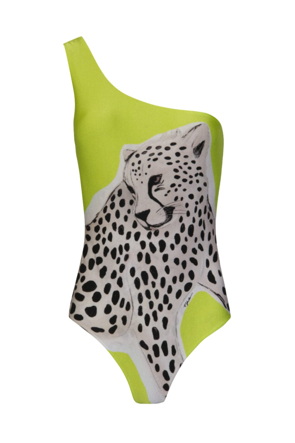 Yukio - Maiô Ombro So Guepardo Verde Limão