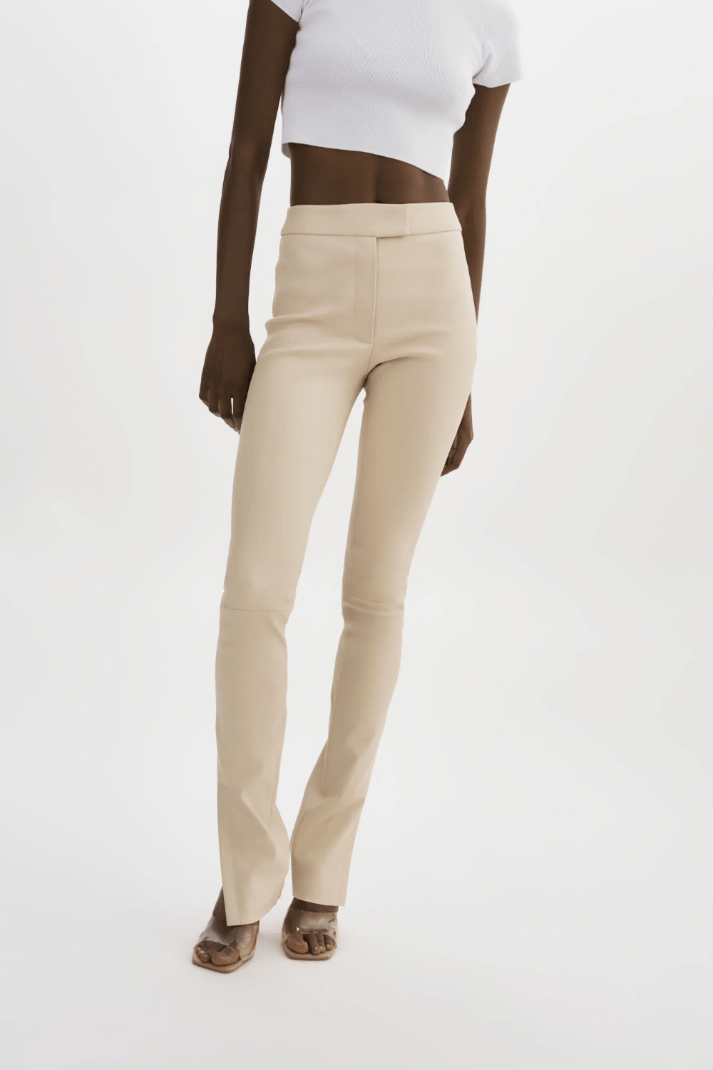 Lamarque - Calça Couro Skinny Dawn Gelo