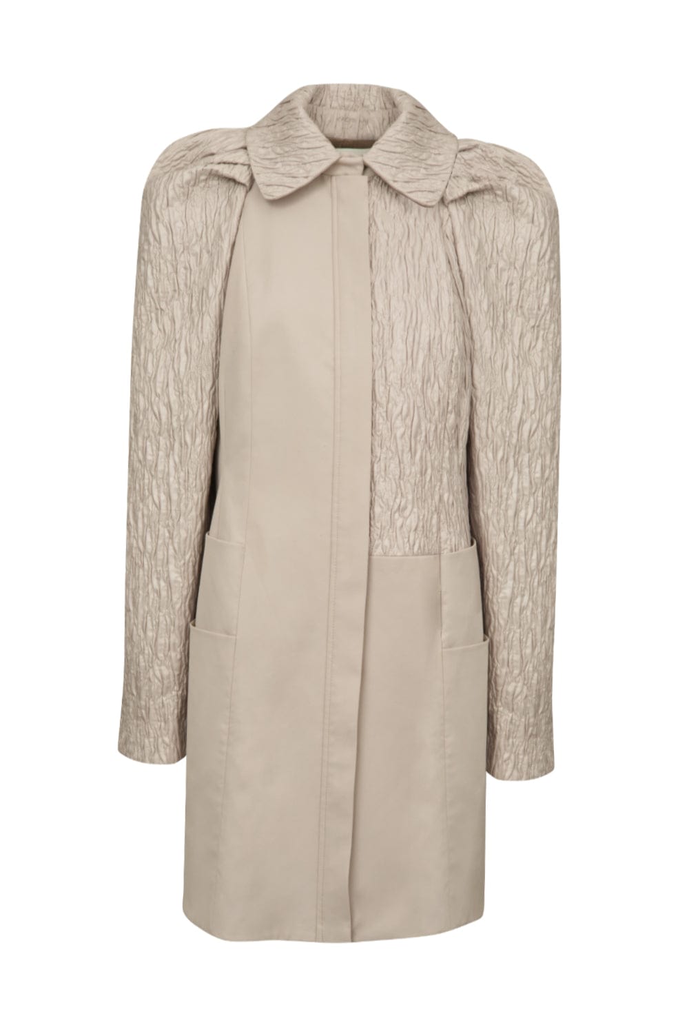 Glória Coelho - Sobretudo 3/4 Matelassê Bege