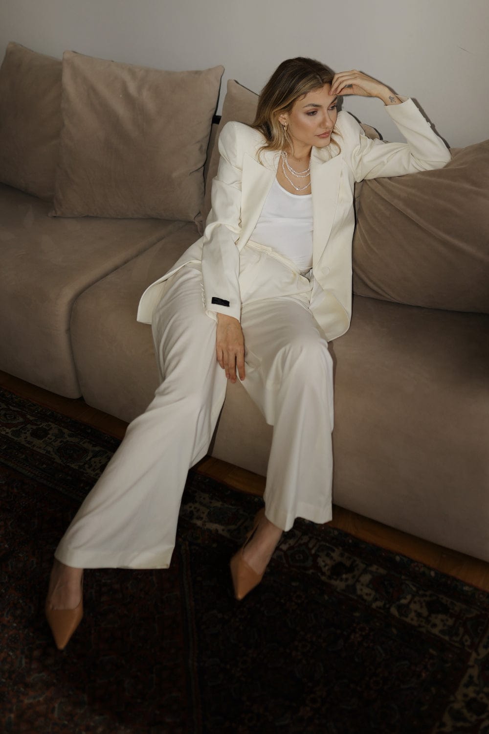 M Marquise - Blazer Ade Off White