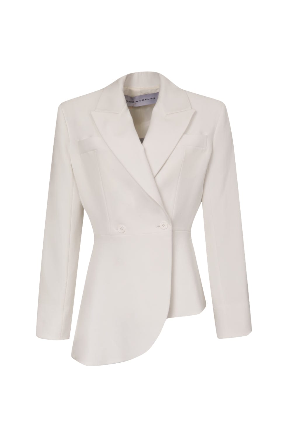 Glória Coelho - Blazer Assimétrico Off White