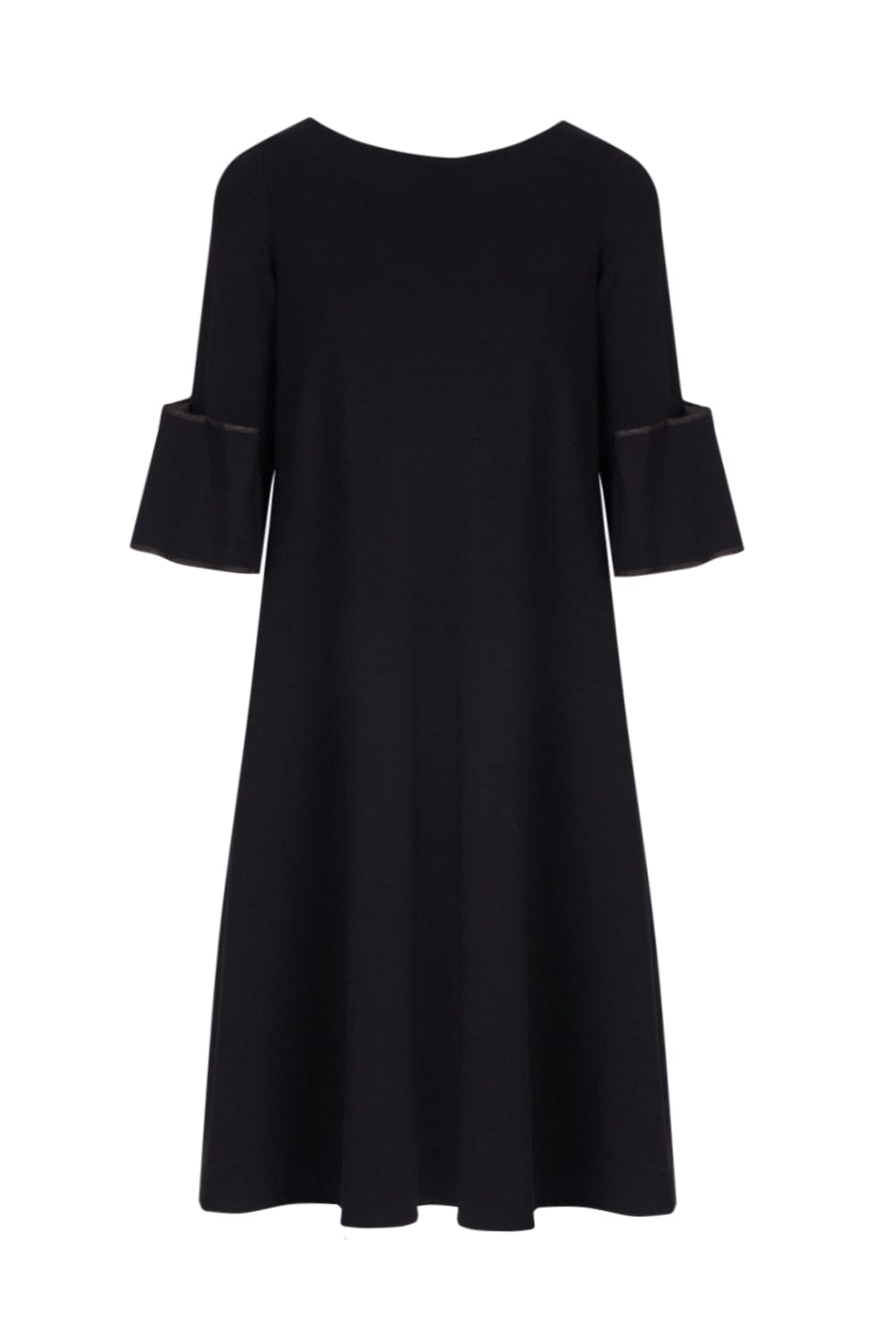 Glória Coelho - Vestido Midi Detalhe nas Mangas V1840 Preto