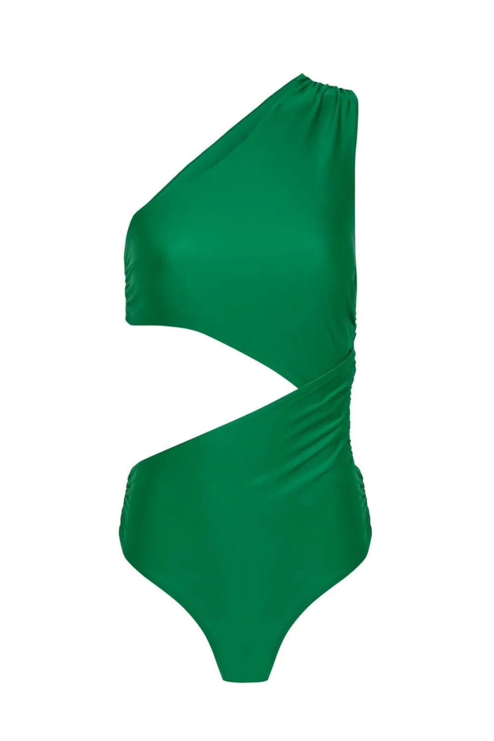 Lenny Niemeyer - Maiô Detalhe Ombro Recorte Verde