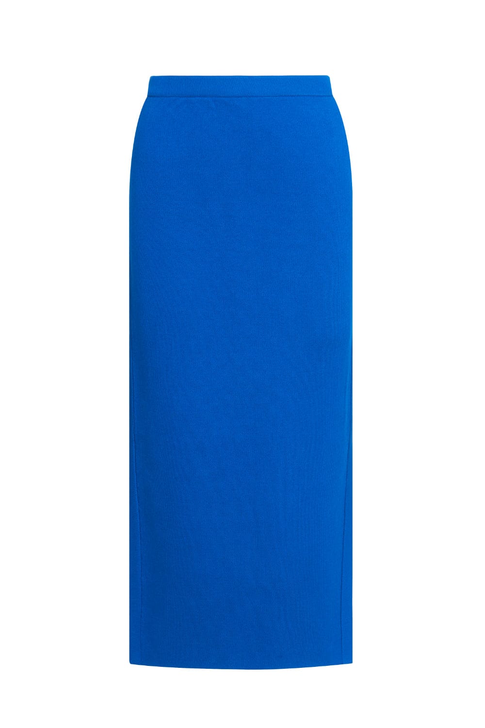 Coven - Saia Midi Tricot Neoprene Azul