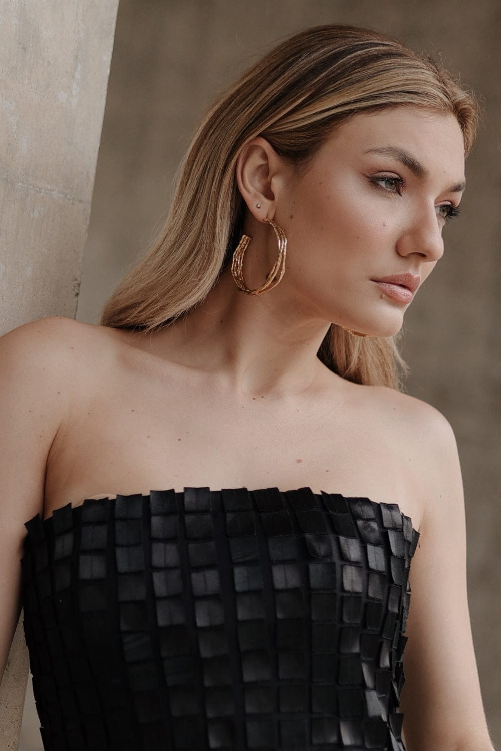 Verde Jóias - Brinco de Argola Raíz