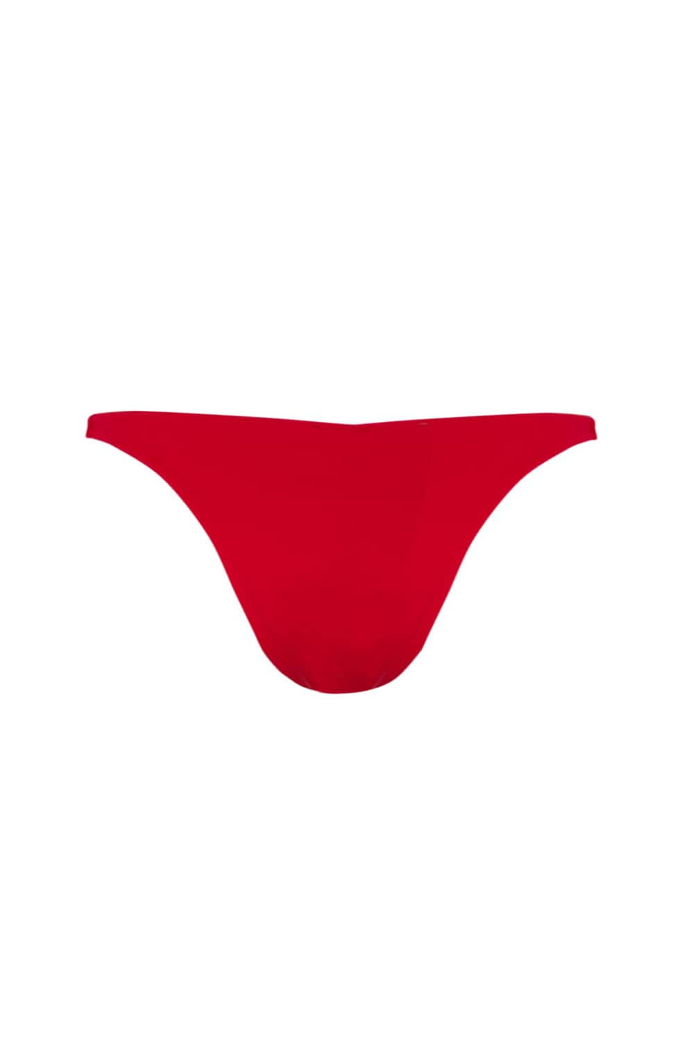 Lenny Niemeyer - Calça Lateral Detalhe Couro Bio Papoula Vermelho