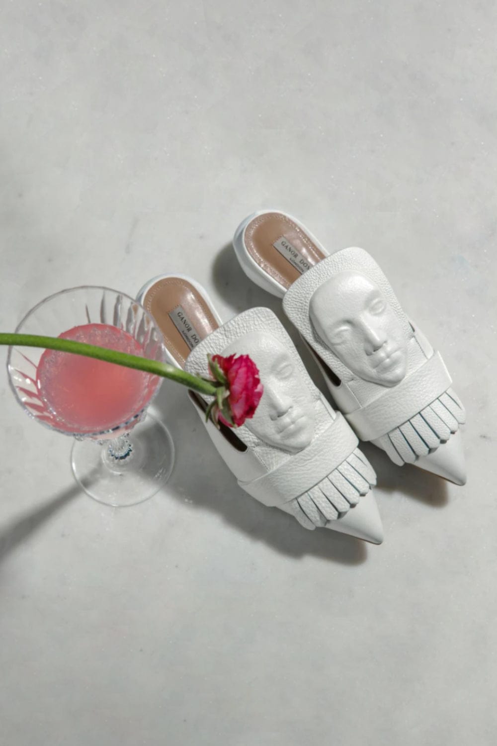 Ganor Dominic - Mule Couro Marcel Branco