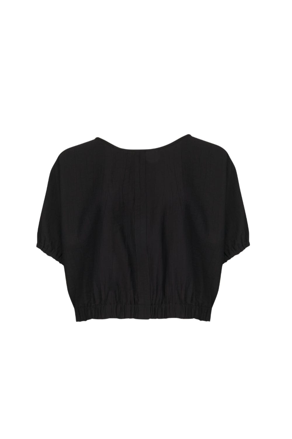 Access - Blusa Cropped Manga Curta Preto