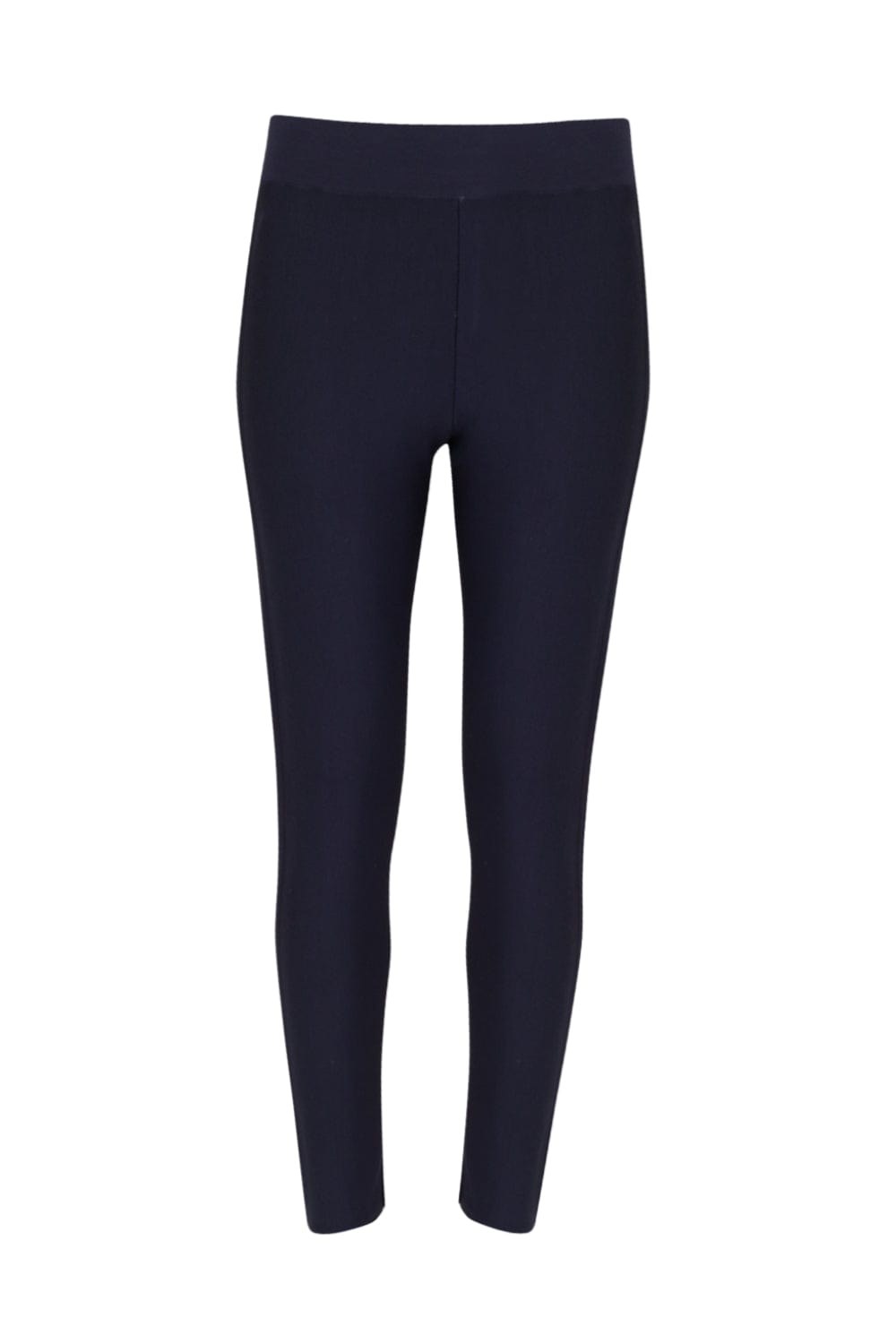 Viviane Furrier - Calça Fuseau Tricot Azul Marinho