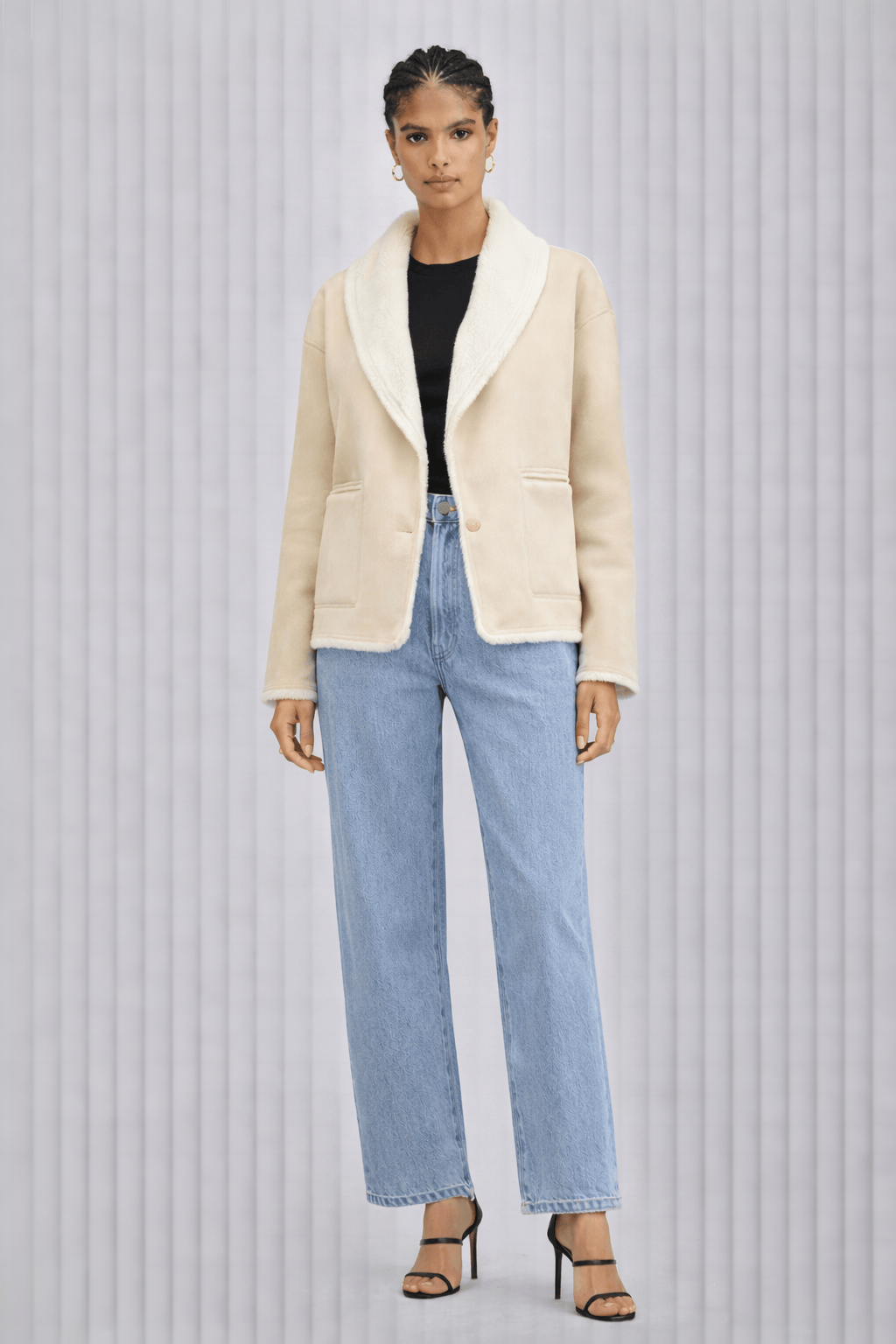 Alex Max - Casaco Curto Off White