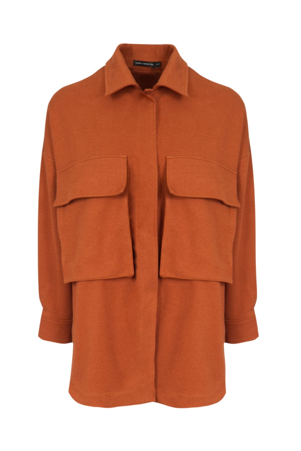 Lenny Niemeyer - Camisa Manga Longa com Bolsos Mocha