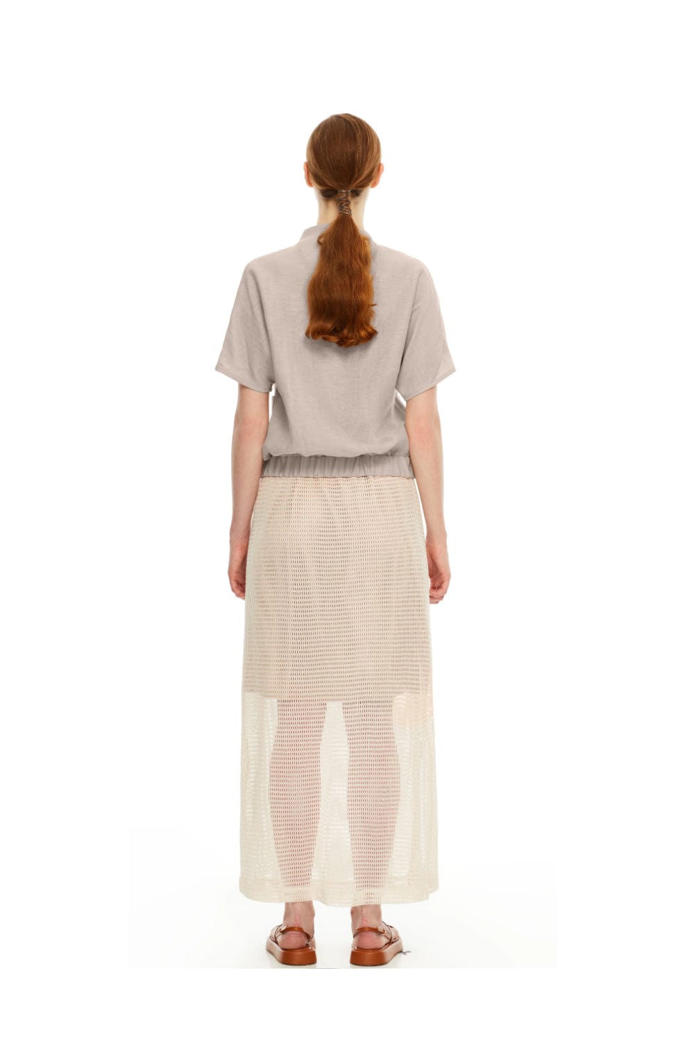 Quo Pure Touché - Camisa Manga Curta Gakes Bege