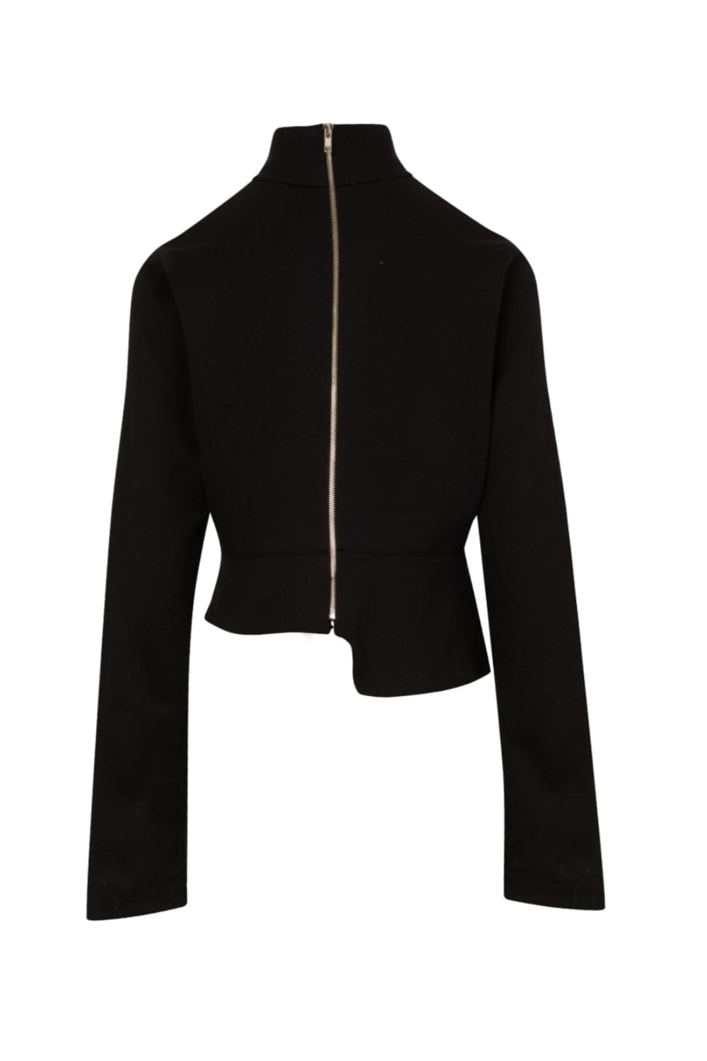 Glória Coelho - Blusa Manga Longa Gola Role Virtual Preto