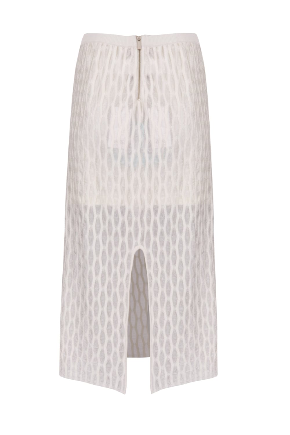 Coven - Saia Midi Tricot Caminhos Off White