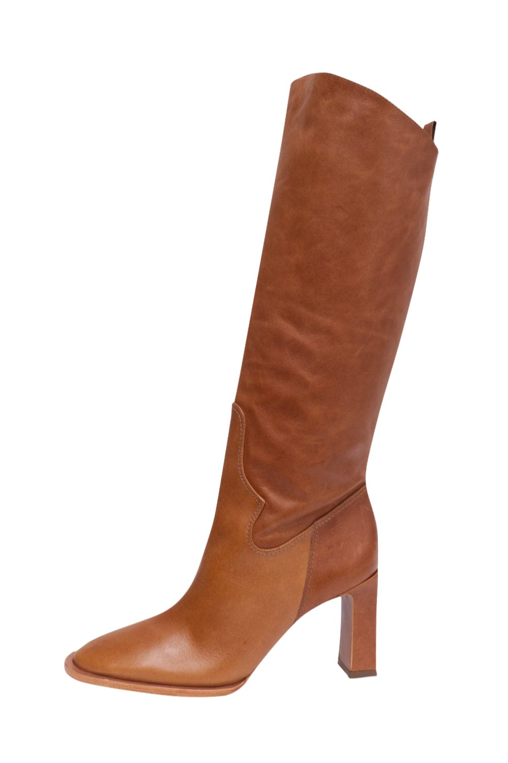 Vicenza - Bota Cano Alto Leather Caramelo