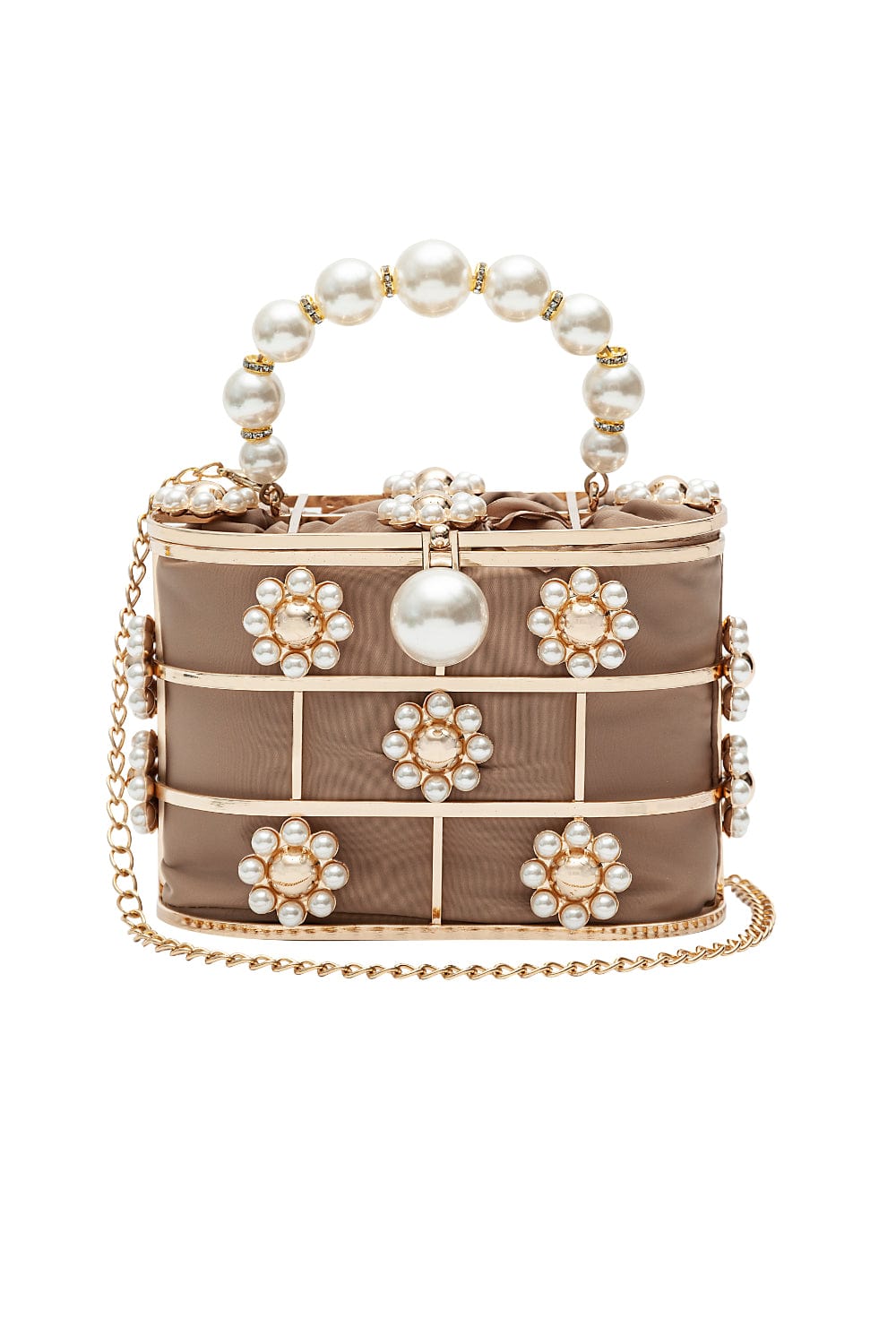 Bolsa Clutch Pérolas Flávia