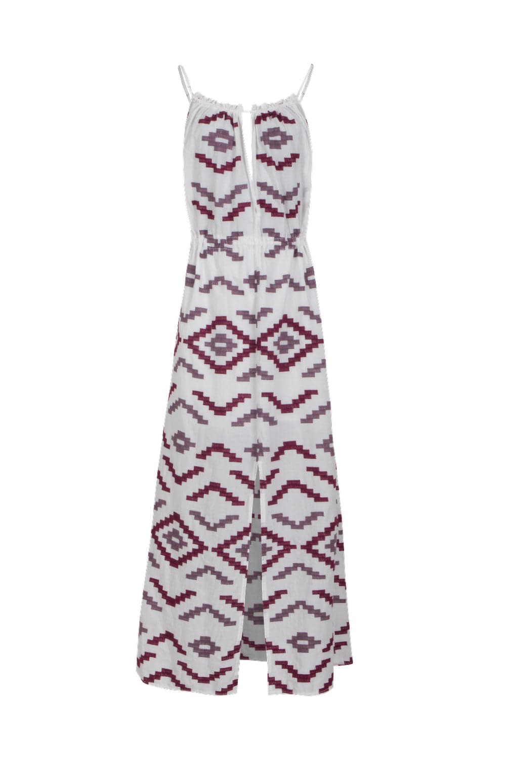 Greek Archaic Kori - Vestido Longo de Alça Maze Belt