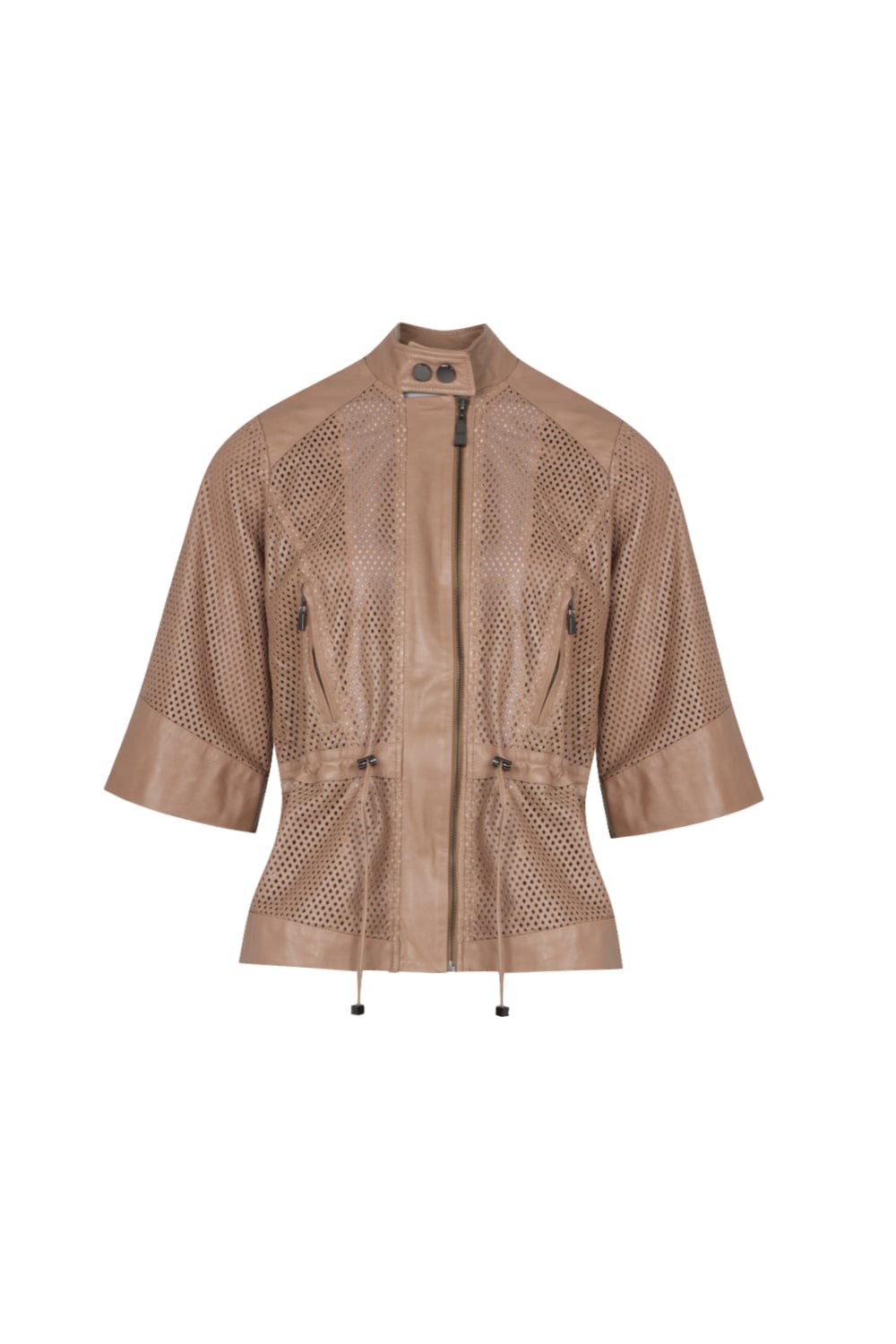 Madre Reina - Jaqueta Parka Couro Milena Avelã
