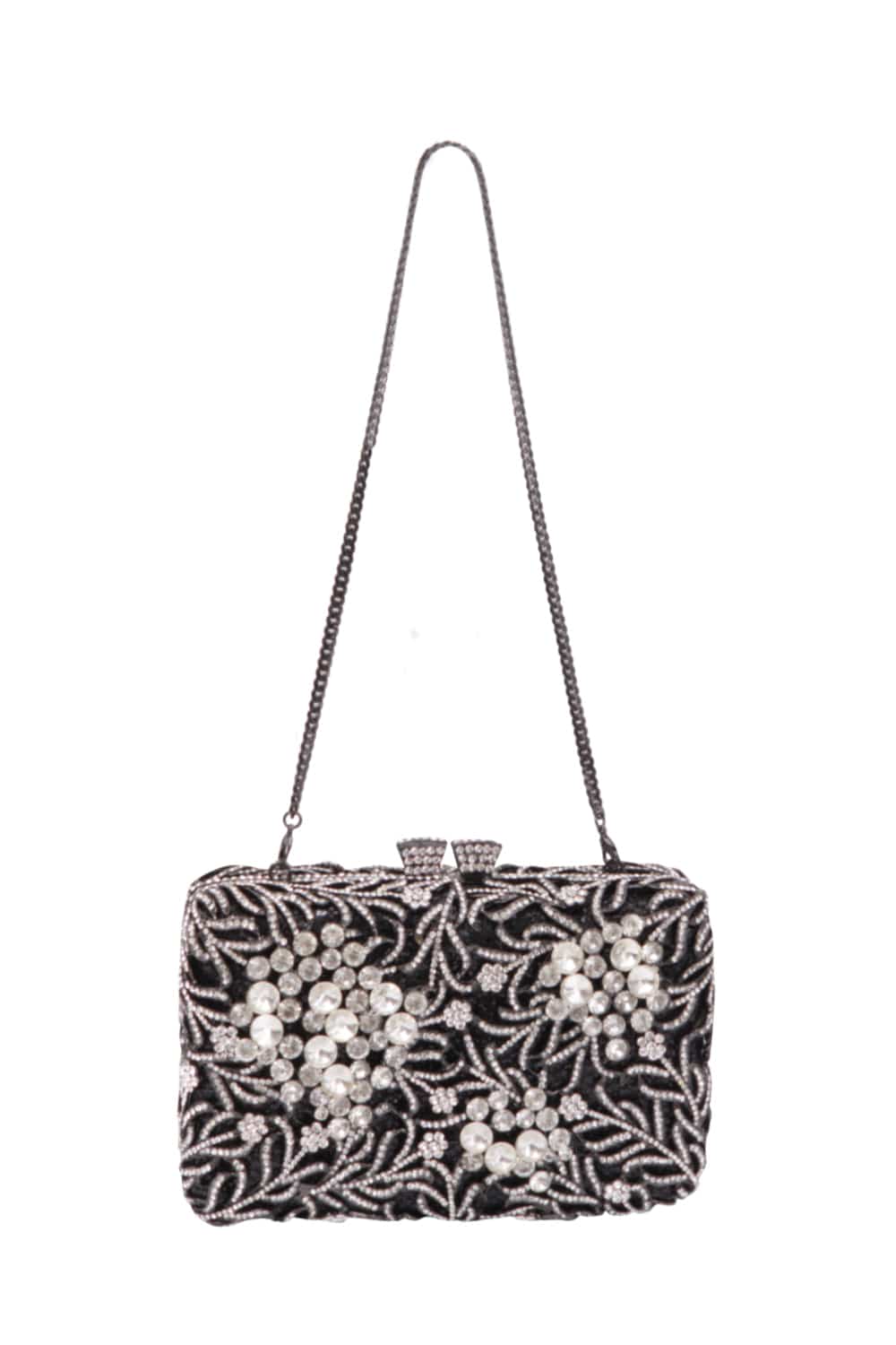 Bolsa Clutch com Pedraria