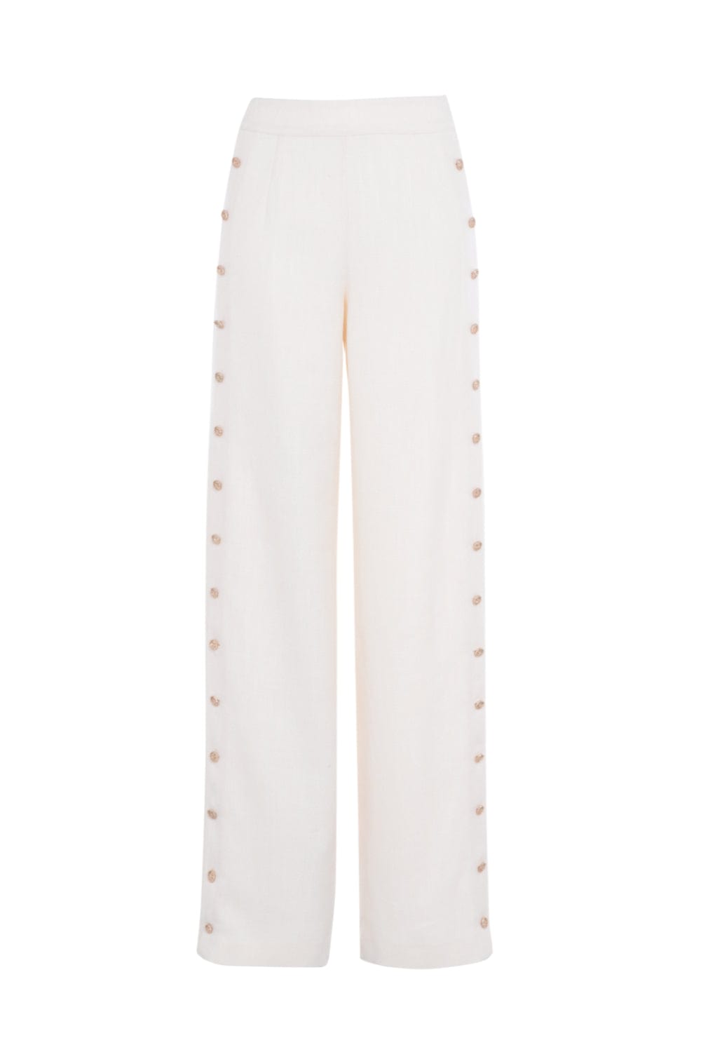 Edward Achour Paris - Calça Pantalona Off White
