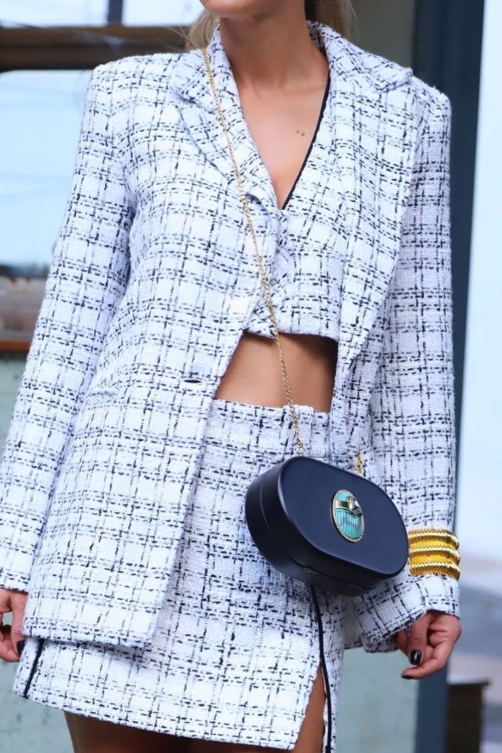 Coolrated - Blazer Tweed Xadrez Uptown