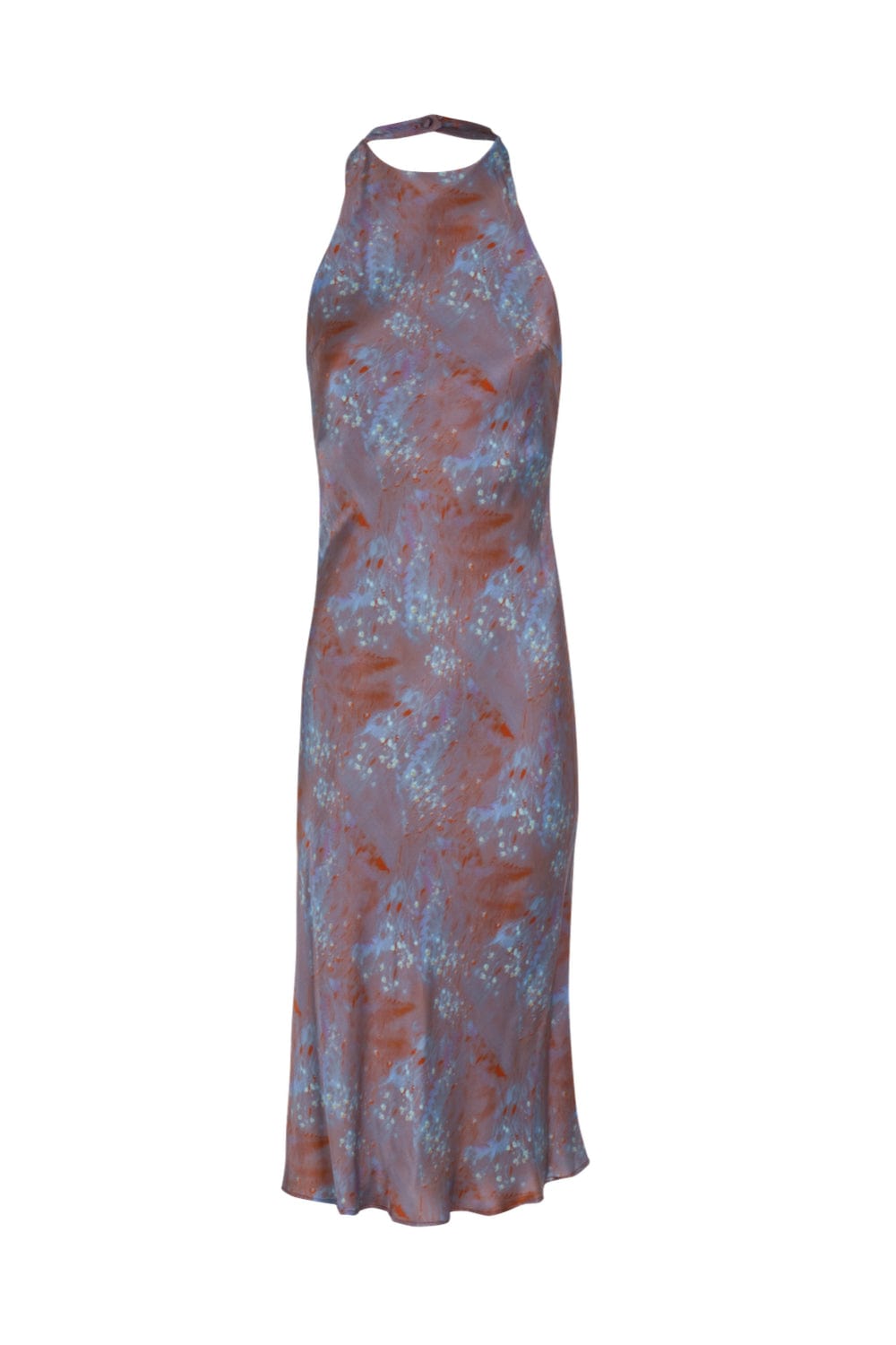 Silk Laundry - Vestido Midi Frente Ùnica Seda Dazed