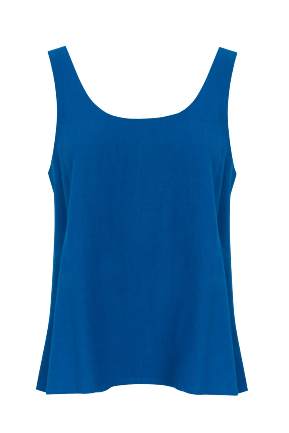 Lenny Niemeyer - Blusa Decote U Viscolinho Safira Azul