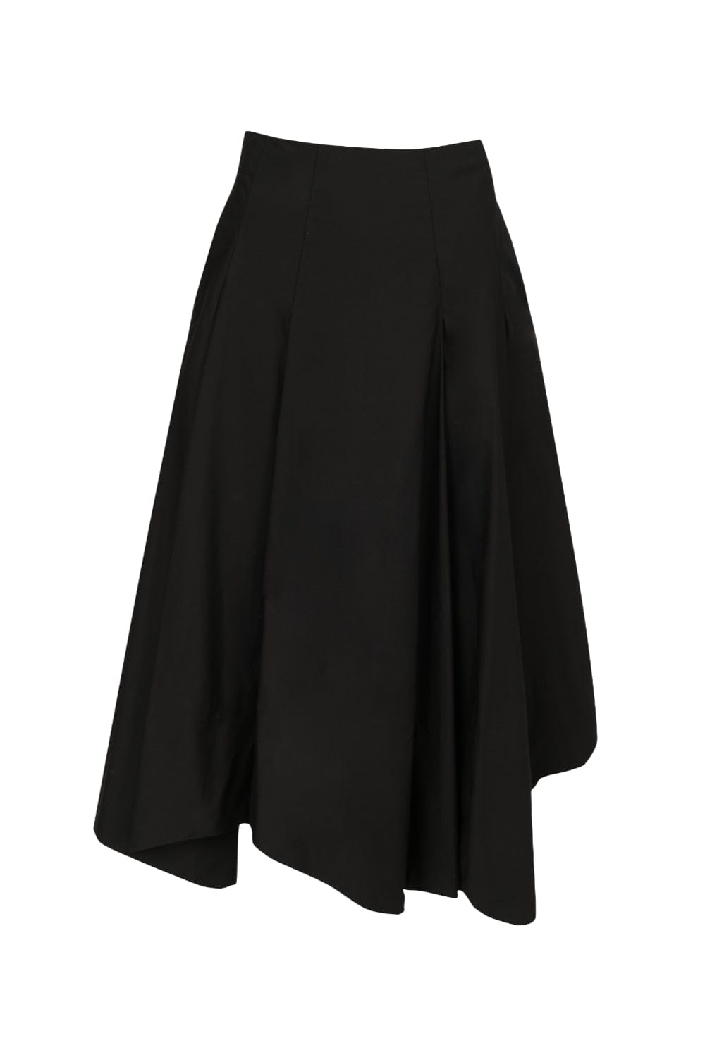 Coven - Saia Midi Ice Cotton Barra Curvas Preto