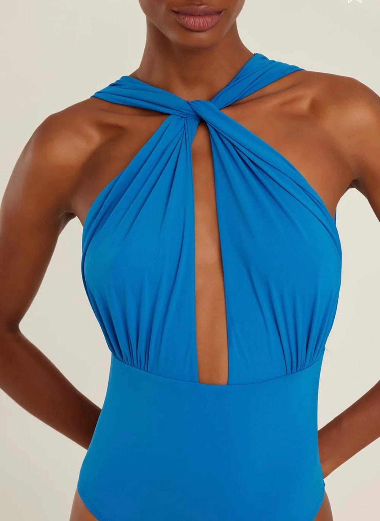 Lenny Niemeyer - Maiô Alto Loop Bio Safira Azul