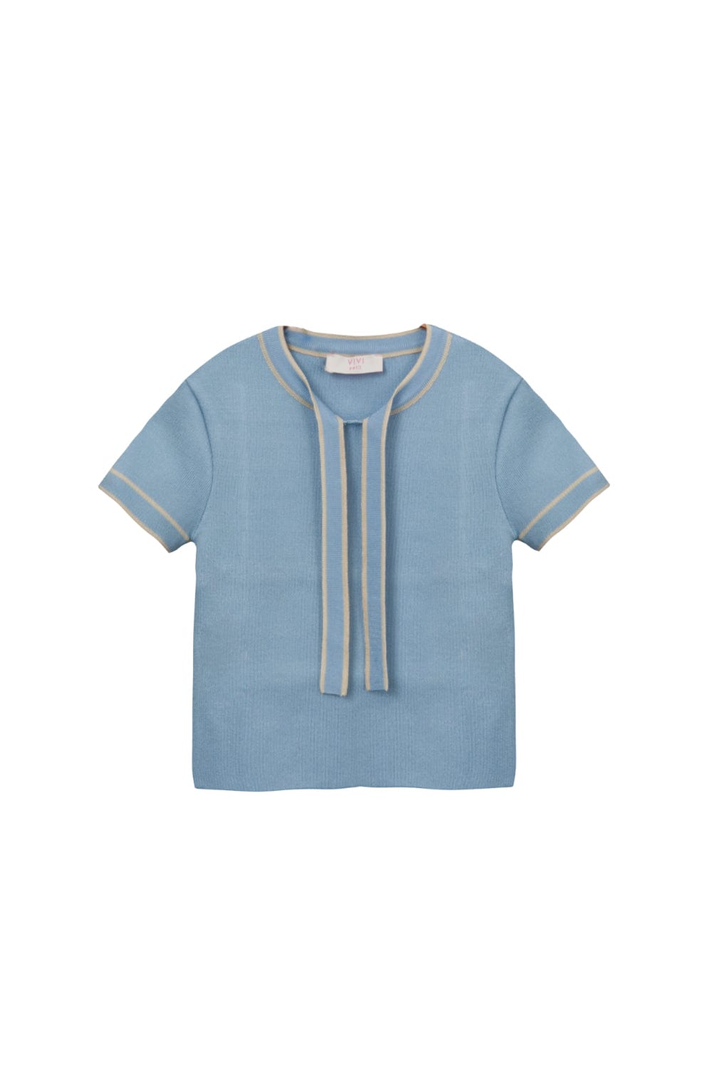 Viviane Furrier VIVI PETIT - Blusa Infantil Manga Curta em Tricot