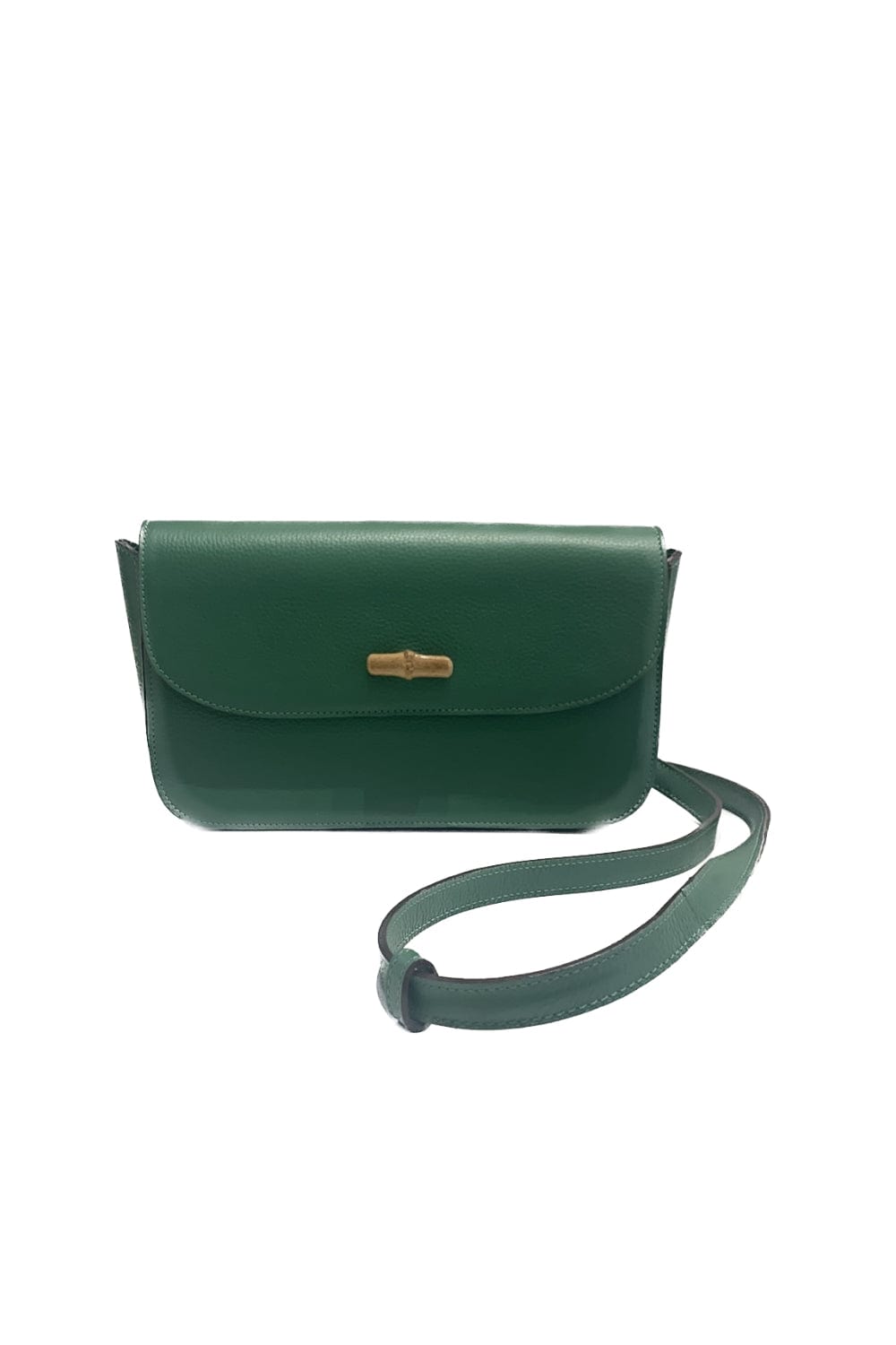 Glorinha Paranaguá - Bolsa Laura Couro Verde