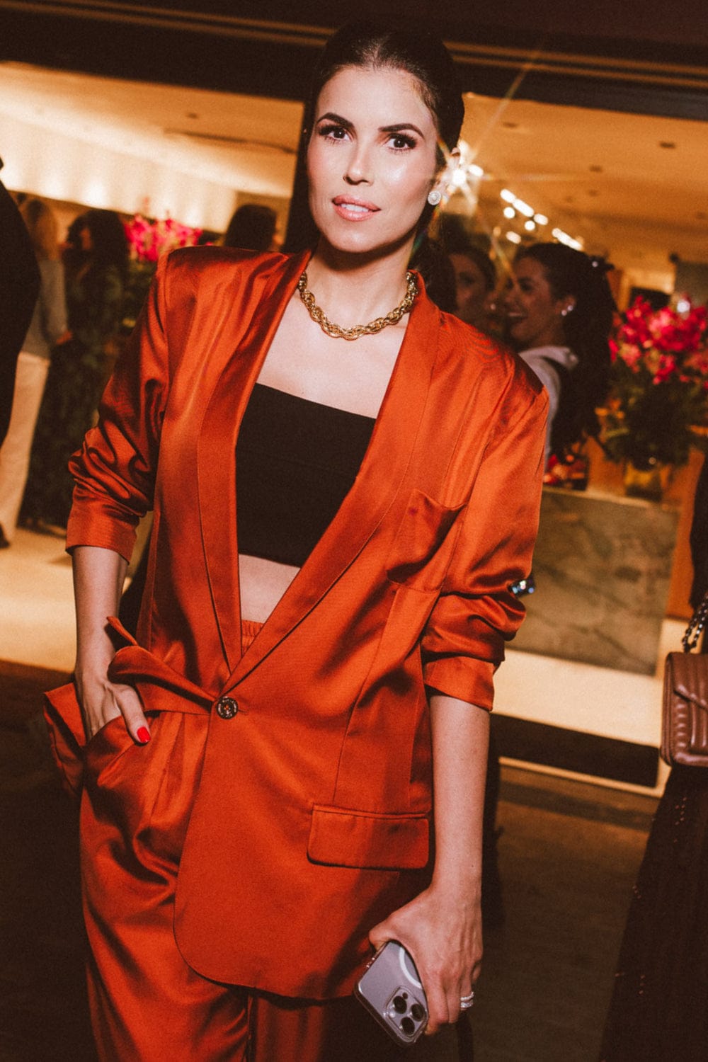 Silk Laundry - Blazer Twill Miami Seda Terracota