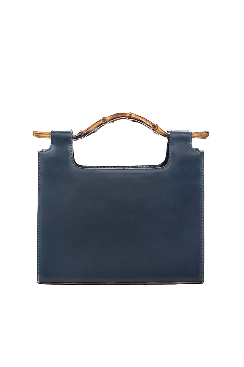 Glorinha Paranaguá - Bolsa Cartagena M Couro Azul Marinho