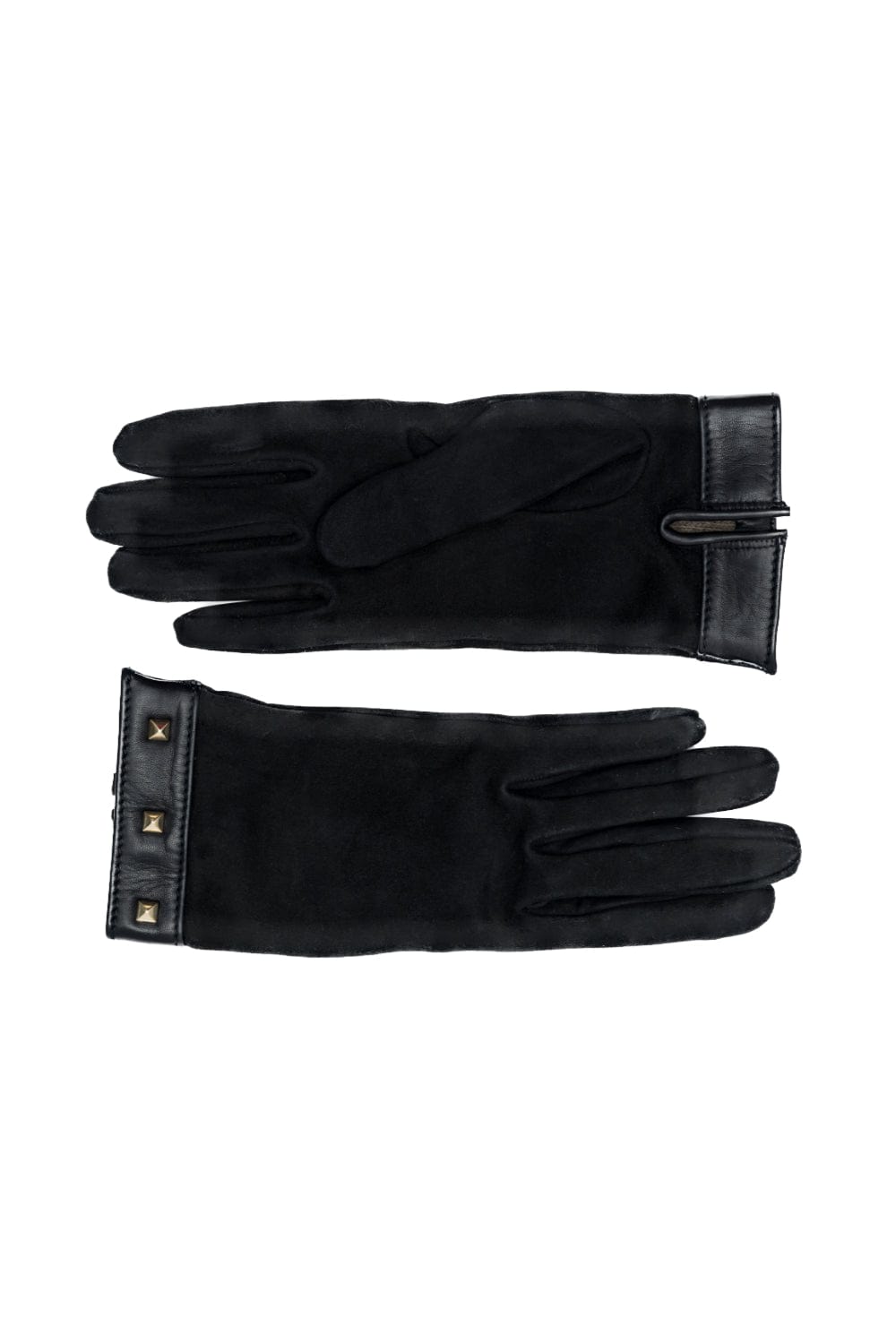 Alpo - Luvas 100% Couro Suede Spikes