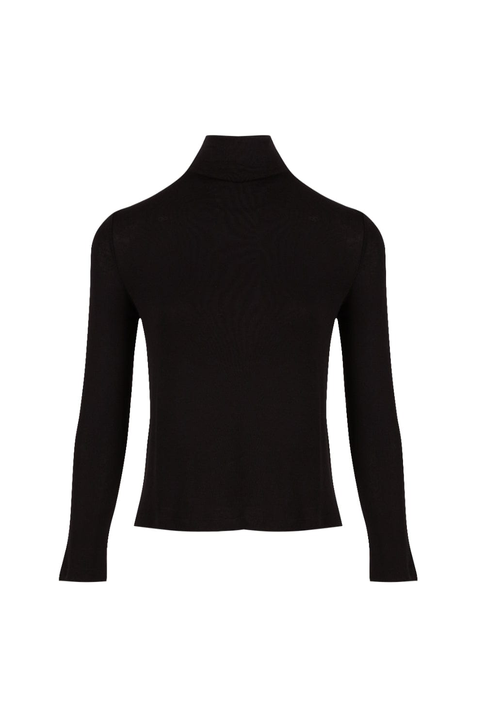 Lenny Niemeyer - Blusa Manga Longa Gola Alta Tricot New Preto