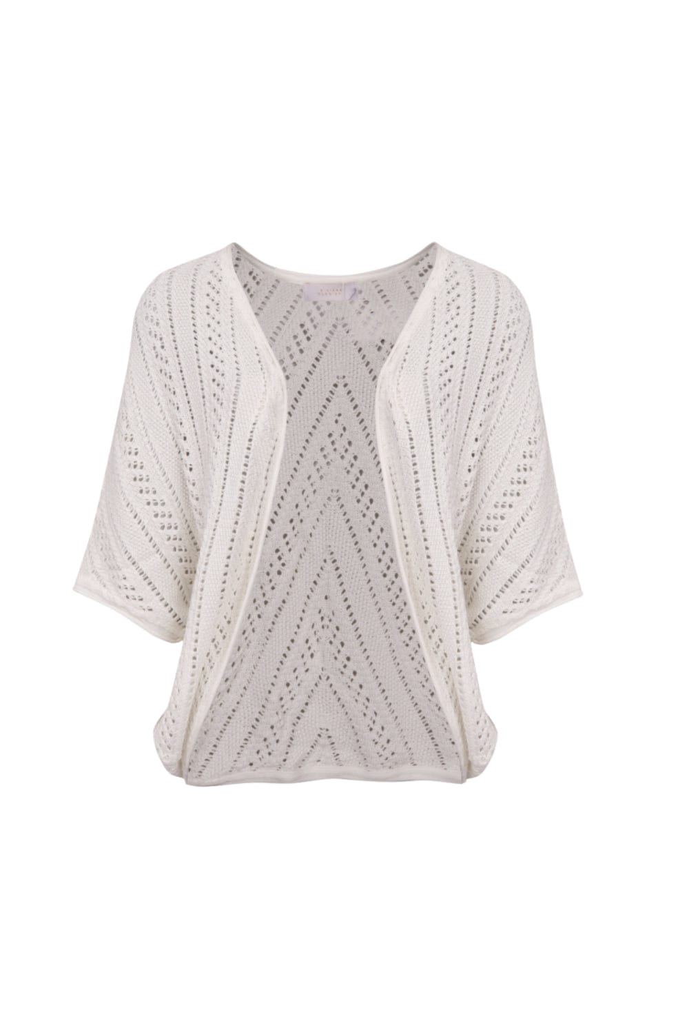 Viviane Furrier - Cardigan Over em Tricot Off White