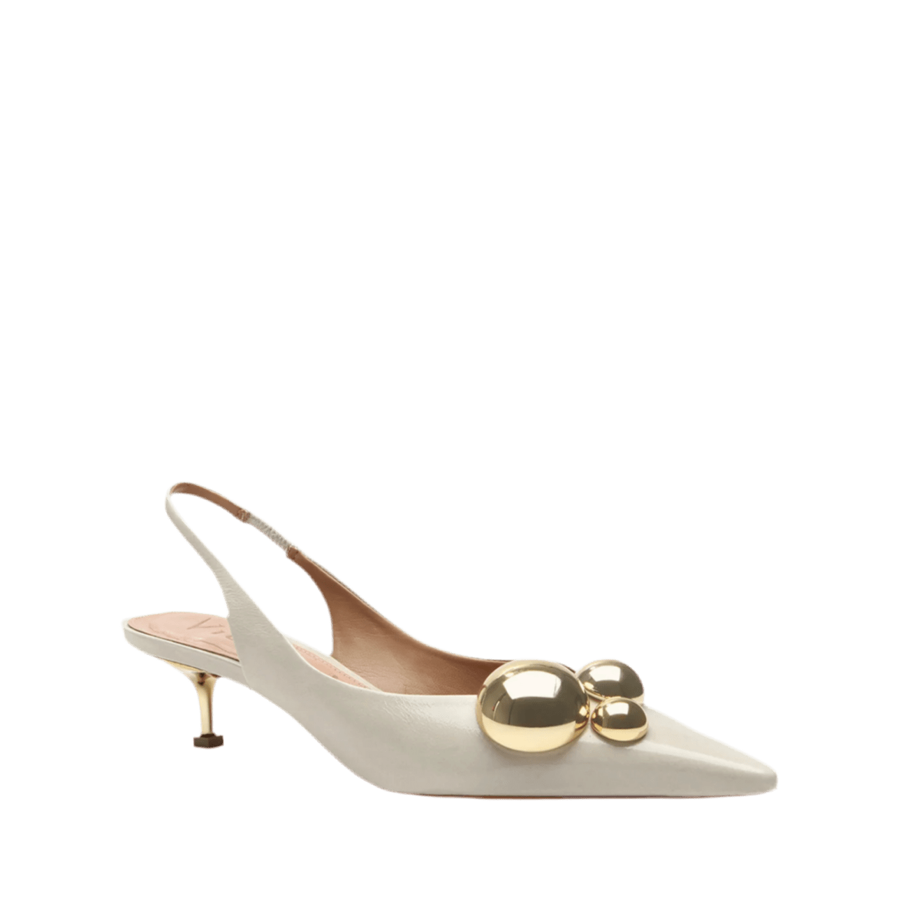 Vicenza - Sapato Slingback Olga Bege Pérola