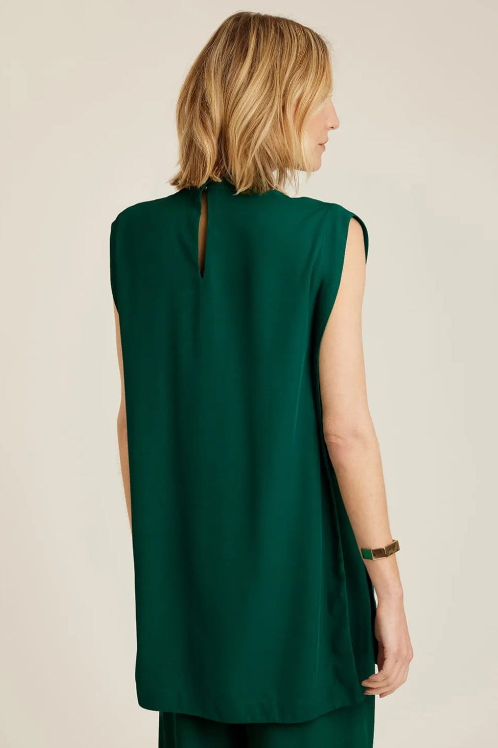 Lenny Niemeyer - Blusa sem Manga Gola Alta Floresta