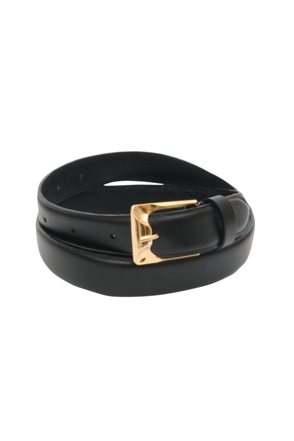 Coven - Cinto em Couro Fivela Ouro Preto